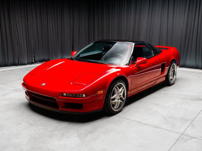 1991 Acura NSX in Formula Red over Black