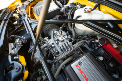 1997 Acura NSX in Spa Yellow over Black