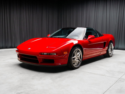1991 Acura NSX in Formula Red over Black