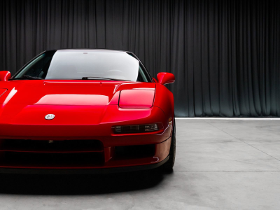 1991 Acura NSX in Formula Red over Black