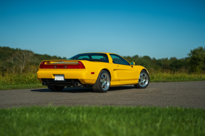 1997 Acura NSX in Spa Yellow over Black