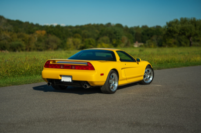 1997 Acura NSX in Spa Yellow over Black