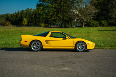 1997 Acura NSX in Spa Yellow over Black