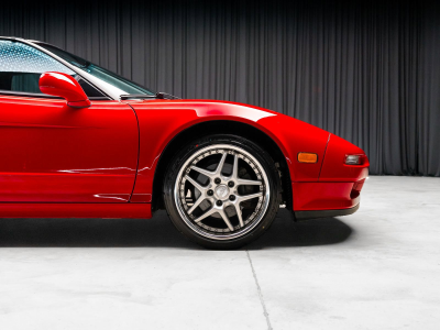 1991 Acura NSX in Formula Red over Black