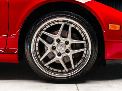 1991 Acura NSX in Formula Red over Black