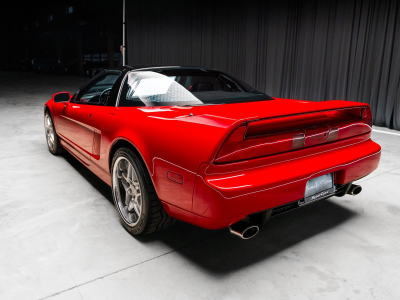 1991 Acura NSX in Formula Red over Black