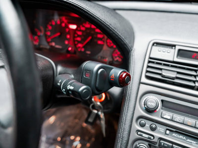 1991 Acura NSX in Formula Red over Black