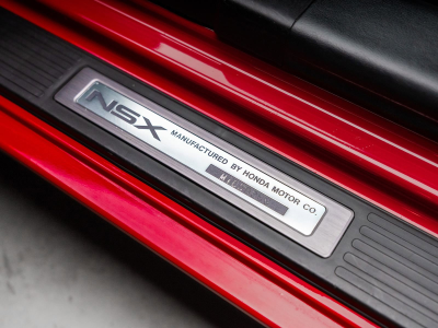1991 Acura NSX in Formula Red over Black