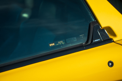 1997 Acura NSX in Spa Yellow over Black