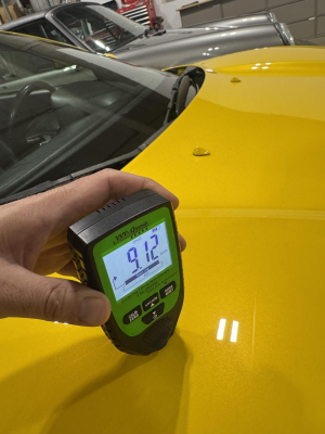 1997 Acura NSX in Spa Yellow over Black