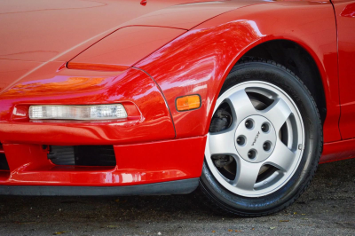 1991 Acura NSX in Formula Red over Black