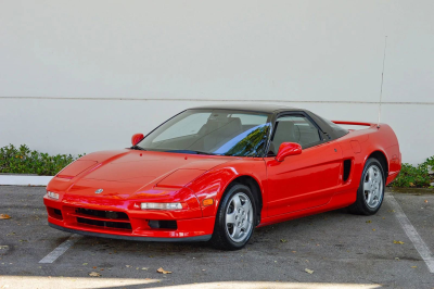 1991 Acura NSX in Formula Red over Black