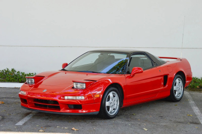 1991 Acura NSX in Formula Red over Black