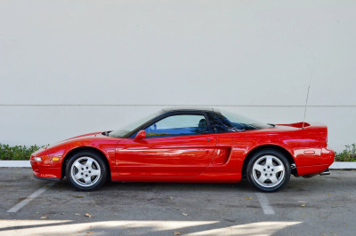 1991 Acura NSX in Formula Red over Black