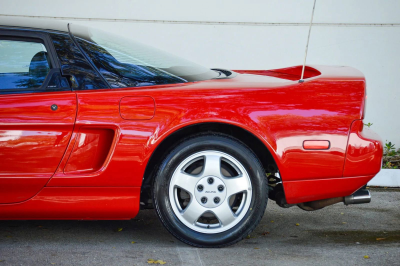 1991 Acura NSX in Formula Red over Black