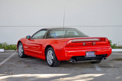 1991 Acura NSX in Formula Red over Black