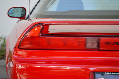 1991 Acura NSX in Formula Red over Black
