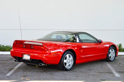 1991 Acura NSX in Formula Red over Black