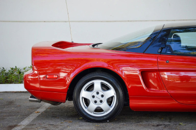 1991 Acura NSX in Formula Red over Black