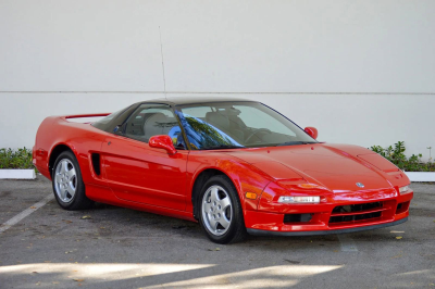 1991 Acura NSX in Formula Red over Black
