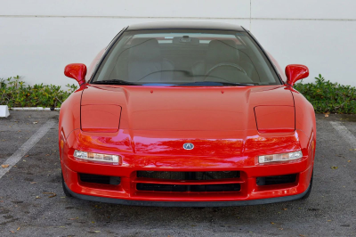 1991 Acura NSX in Formula Red over Black