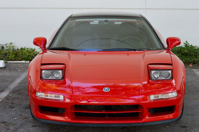 1991 Acura NSX in Formula Red over Black