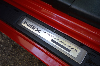 1991 Acura NSX in Formula Red over Black