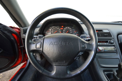 1991 Acura NSX in Formula Red over Black