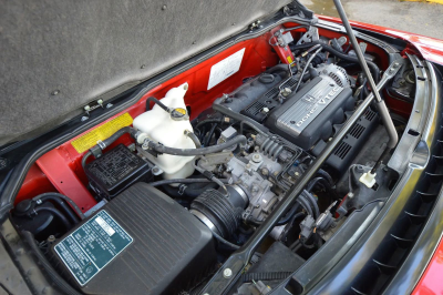 1991 Acura NSX in Formula Red over Black