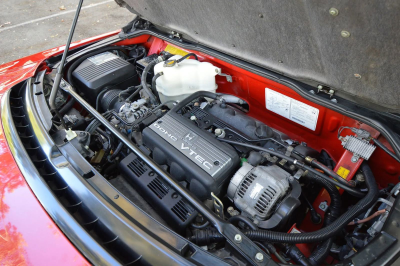 1991 Acura NSX in Formula Red over Black