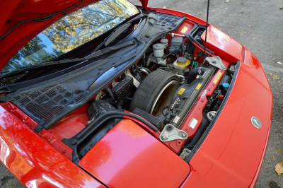 1991 Acura NSX in Formula Red over Black