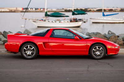 1995 Acura NSX in Formula Red over Black