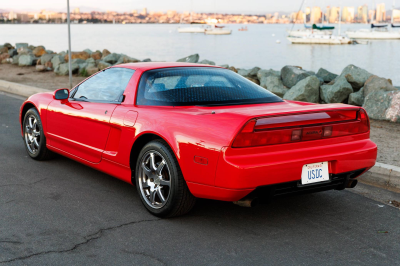 1995 Acura NSX in Formula Red over Black