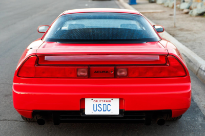 1995 Acura NSX in Formula Red over Black