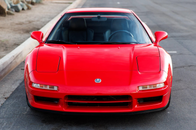 1995 Acura NSX in Formula Red over Black