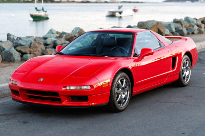 1995 Acura NSX in Formula Red over Black