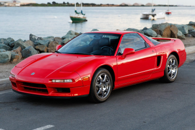 1995 Acura NSX in Formula Red over Black