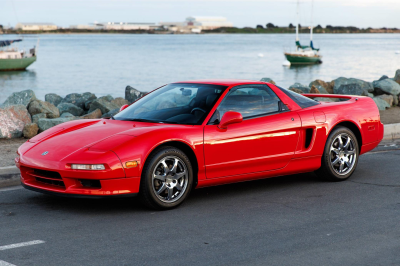 1995 Acura NSX in Formula Red over Black