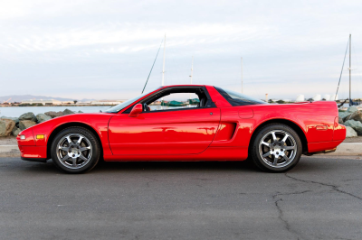 1995 Acura NSX in Formula Red over Black