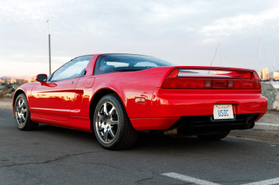 1995 Acura NSX in Formula Red over Black