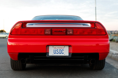 1995 Acura NSX in Formula Red over Black