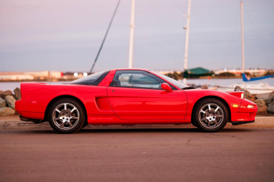 1995 Acura NSX in Formula Red over Black