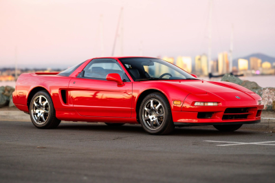 1995 Acura NSX in Formula Red over Black