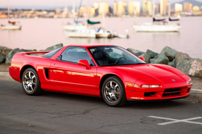 1995 Acura NSX in Formula Red over Black
