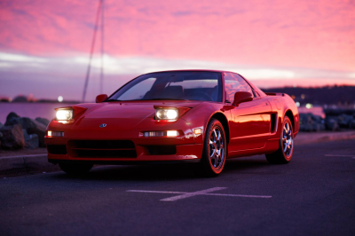 1995 Acura NSX in Formula Red over Black