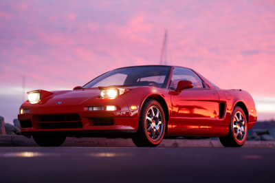 1995 Acura NSX in Formula Red over Black