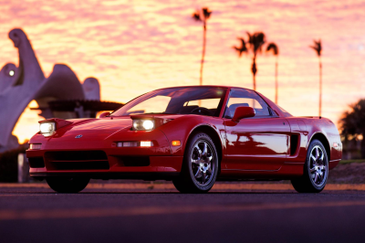 1995 Acura NSX in Formula Red over Black
