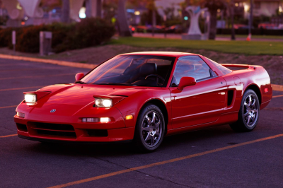 1995 Acura NSX in Formula Red over Black