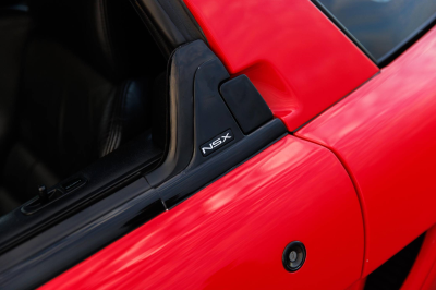 1995 Acura NSX in Formula Red over Black