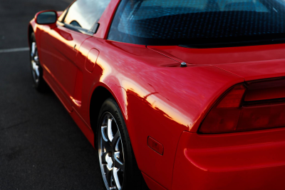 1995 Acura NSX in Formula Red over Black